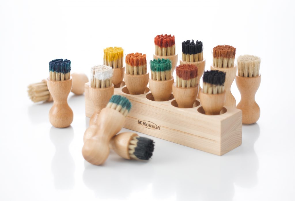 宇野ブラシ 手植え靴ブラシ 手植えペネトレイトブラシ 馬毛 豚毛 靴